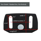 HUSWELL Universal Roller Wheel Skid Slide Shoes for Snow Blower Snowthrower