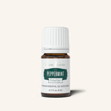 Peppermint Vitality Essential Oil by Young Living - 100% Pure, Therapeutic-Grade Peppermint Oil for Culinary Use - 5 ml Bottle for Aromatherapy and Flavoring Beverages and Food