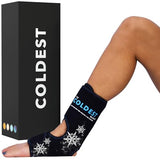 Coldest Foot Ankle Achilles Tendonitis Icing Pain Relief Ice Wrap with Cold Compression Gel Packs | Best for Achilles Tendon Injuries, Plantar Fasciitis, Heel and Sore Feet Cold Therapy