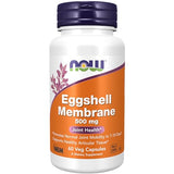 NOW Supplements, Eggshell Membrane (A Unique Biological Matrix Composed of Major Joint Constituents) 500 mg, 60 Veg Capsules
