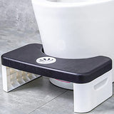 Toilet Stool, Folding Toilet Stool, Squatting Toilet Stool, Bathroom Toilet Stool, Potty Step Stool, Splicable Poop Stool, Step Toilet Stool Bathroom, Bathroom Potty Step Stool(Black)