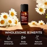 Gya Labs Roman Chamomile Essential Oil for Diffuser - Roman Chamomile Oil for Face & Skin - Roman Chamomile Essential Oils for Aromatherapy (0.34 fl Oz)