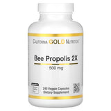 Bee Propolis 2X Potency, Concentrated Extract 500 mg, Equivalent to 1000 mg of Natural Propolis, Support Immune Health & Vitality*, 240 Veggie Capsules