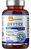 Oxytize 750 mg 120 Vcaps - Natural Magnesium Oxide Oxygen Based Colon Cleanse Gentle Laxative - Supports Healthy Digestive Tract Regularity