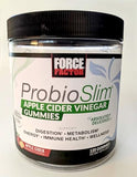 FORCE FACTOR ProbioSlim Apple Cider Vinegar Gummies, 2-Pack, with Organic Apple Cider Vinegar and LactoSpore Probiotics and Prebiotics to Support Digestion, Metabolism, and Immune Health, 120 Gummies