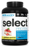 PEScience Select Low Carb Protein Powder, Strawberry Cheesecake, 55 Serving, Keto Friendly and Gluten Free