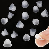 30 Pcs Dome Hearing Aid Silicone Hearing Aid Domes Hearing Aid Power Domes Medium Power Domes Small Close Domes Ear Tips Hearing Direct Domes Large Power Dome for Hearing Resound Accessories(White)