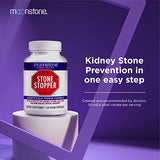 Moonstone Kidney Stone Stopper Capsules (240 Count), Developed by Urologists to Prevent Kidney Stones, High Strength Alkaline Citrate Kidney Support Supplement to Improve Kidney Health, 60 Day Supply