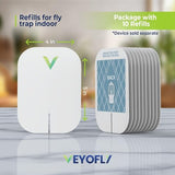 VEYOFLY Flying Insect Trap Refill- Plug in Bug Catcher Indoor Refills, Indoor Fly Trap, Indoor Fly Trap,Trap for Mosquitos, Bugs, Insects, Gnats, Moth and Fruit Flies -Plug in Refill (Pack of 10)