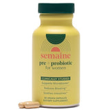 Semaine Super Powered Prebiotic + Probiotic for Women, Effective 3-in-1 Multi-Action Formula to Nourish Gut Health, Soothe IBS, Support Bloat Relief & Immunity Boost, Clinically-Studied (60 ct)