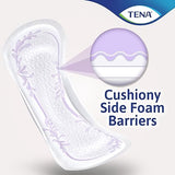 TENA Incontinence Pads, Bladder Control & Postpartum for Women, Moderate Absorbency, Long & Thin, Intimates - 128 Count