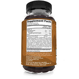 Sunergetic Premium Mushroom Gummies Supplement -for Immune Health, Brain, Mood & Stress Support - Mushroom Blend with Lions Mane, Chaga Extract, Reishi, Turkey Tail, Cordyceps (120 Gummies)