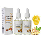 𝟐𝟎𝟐𝟒 𝐔𝐩𝐠𝐫𝐚𝐝𝐞𝐝 New Turmeric Dark Spot Corrector Serum, Turmeric Repair Face Serum, Bright Skin Dark Spot Corrector Face, Hydrate Dull & Dry Skin (2PCS*30ML).