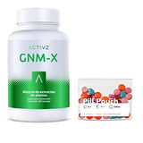 ACTIVZ GNMX Supplement and NRF2 Activator, Plant Extract 30 Capsules + Pill Pouches Clear Resealable ,1