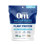 Om Mushroom Superfood Master Blend Plant-Based Protein Powder, 18.27 Ounce, 14 Servings, Creamy Vanilla Protein with 10 Mushroom Complex, Lions Mane, Adaptogens for Optimal Health and Recovery
