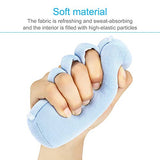 REAQER Finger Contracture Grips Cushion Finger Splitter Palm Anti Flaw Ulcer Pad Hand Grab Bar for Elderly Care 2-pcs