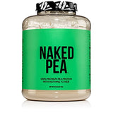 NAKED nutrition 5LB 100% Pea Protein Powder from North American Farms - Unflavored Vegan Pea Protein Isolate - Plant Protein Powder, Easy to Digest - Speeds Muscle Recovery