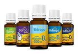 Ddrops Kids Booster 600IU 100 Drops - Daily Liquid Vitamin D for Kids. Support Strong Bones & Immune System in Children. No Preservatives, No Sugar, Non-GMO, Allergy-Friendly