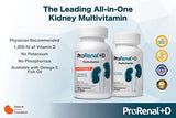 Nephroceuticals ProRenal+D Kidney Multivitamins 90-Day Supply