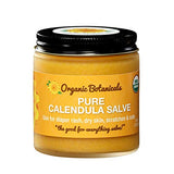 Organic Botanicals, Pure Calendula Salve Healing Balm - Calendula Cream Healing Ointment Hand Salve Ointment from Local Organic Calendula Flowers, Calendula Gel Eczema Ointment, Certified Organic 4 Oz