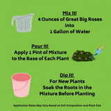 Great Big Roses - Soil and Fertilizer Booster; 32 Ounce Concentrate (Makes 8 gallons)