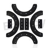 Braveboy 302565MA 302565 Rubber Paddle Kit, Replacement for 20" 21" 22" Craftsman/Murray Noma /57121MA 1687312SM Snow Thrower Fits Model 536.88150 536.885213 536.881501 & More