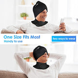 ComfiTECH Ice Hat for Migraine & Headache Relief - Gel Pack Wrap for Neck & Cervical Pain - Sinus, Stress & Surgery Recovery Care Package