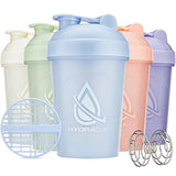 Hydracup [5 Pack] - 20 oz OG Shaker Bottle for Protein Powder Shakes & Mixes, Dual Blender, Wire Whisk & Mixing Grid, BPA Free Shaker Cup Blender Set