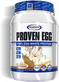 Gaspari Nutrition Proven Egg, 100% Egg White Protein, 25g Protein, Keto Friendly, Dairy Free, Lactose Free, Soy Free (2 lbs, Coconut Custard Pie)