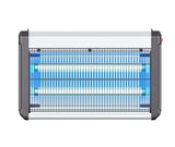 Trapped Bug Zapper Extra Light 2800v for Indoor Outdoor Use, Includes Hanging Chain Mosquito Trap with Removable Collection Tray