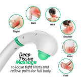 PURSONIC Vibration Handheld Massager for Back, Foot, Neck, Shoulder, Leg, Calf Pain Relief, 2 Speeds,for Hard to Reach Areas, Easy Grip Handle