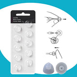 Hearing Aid Domes for Oticon Replacements, Oticon Minifit Double Vent Bass Domes (8 mm/2 Packs）, Universal Domes for Oticon Hearing Aid Supplies.