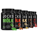 Jocko Mölk Whey Protein Powder (Mint Chocolate) - Keto, Probiotics, Grass Fed, Digestive Enzymes, Amino Acids, Sugar Free Monk Fruit Blend - Supports Muscle Recovery & Growth - 31 Servings (2lb Tub)