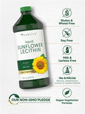 Sunflower Lecithin Liquid 16 oz Oil | 2 Pack | Vegan, Vegetarian, Non-GMO, Soy Free, Gluten Free | by Carlyle