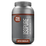 Isopure Dutch Chocolate Whey Isolate Protein Powder with Vitamin C & Zinc for Immune Support, 25g Protein, Low Carb & Keto Friendly, 41 Servings, 3 Pounds (Pack of 1) (Packaging May Vary)