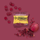 Honey Stinger Organic Pomegranate Passionfruit Energy Chew | Gluten Free & Caffeine Free | For Exercise, Running and Performance | Sports Nutrition for Home & Gym, Pre and Mid Workout | 12 Pack