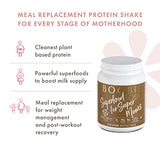 Boobie Body Superfood Protein Shake for Moms, Pregnancy Protein Powder, Lactation Support to Increase Milk Supply, Probiotics, Organic, Diary-Free, Gluten-Free, Vegan - Coffee Caramel (21.2oz, 1 Tub)