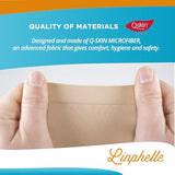 Linphelle Coverpicc PICC Line Cover – Fashionable Upper Arm Cover – Soft, Microfiber Arm Sleeve to Protect PICC Lines, Light Neutral, Size Large