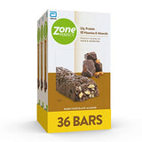 ZonePerfect Protein Bars, 12g Protein, 18 Vitamins & Minerals, Nutritious Snack Bar, Dark Chocolate Almond, 36 Bars