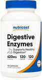 Nutricost Digestive Enzymes 620mg, 120 Capsules - Complete Digestive Enzyme Supplement