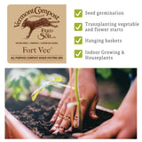 Vermont Compost Company Fort Vee - Organic Potting Soil Mix | High-Nutrient Compost-Based Potting Soil for Indoor & Outdoor Container Seed Starting, Plants & Vegetables Organic Gardening | 40 Quarts