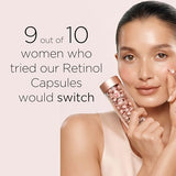 Elizabeth Arden Retinol Ceramide Capsule Serum, Night Skin Care, Fine Line and Wrinkle Erasing Face Serum, 60 Count