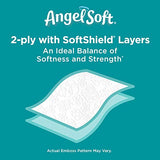 Angel Soft Toilet Paper, 6 Double Rolls, 6 = 12 Regular Bath Tissue Rolls