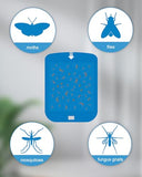 Shootingstar 10 Pcs Refill Glue Cards Compatible with Raid Plug-in Essentials Flying Insect Light Trap, Refill Cartridges Compatible with Raid Indoor Blue Light Trap for Fruit Fly Bug Mosquito Gnat