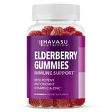 Sambucus Black Elderberry Gummies for Adults | Powerful Antioxidants Packed in Elderberry with Zinc and Vitamin C | Elderberry Vitamins with Elderberry Extract | Improves Immune Support |60 Count