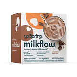 UpSpring Milkflow + Energy Breastfeeding Supplement Drink Mix with Fenugreek | Chocolate Flavor | Lactation Supplement to Support Breast Milk Supply & B Vitamins* | 16 Drink Mixes
