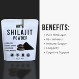 WHYZ Shilajit Powder, 50g(1.7 oz), Shilajit Pure Himalayan Mineral with Fulvic Acid Powder, Pure Shilajit and Fulvic Minerals Compound for Immune Support and Energy Supplement, 200 Servings
