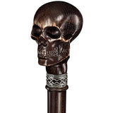 Skull Cane - Handmade - Skull Walking Stick | Vampire Gothic Walking Cane | Skull Canes for Men, Cool Steampunk Cane for Men (39 Inch)