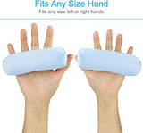REAQER Finger Contracture Grips Cushion Finger Splitter Palm Anti Flaw Ulcer Pad Hand Grab Bar for Elderly Care 2-pcs