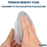 TUSOA 2Pack Foam Cushion(L) for F20 Cover Nose and Mouth Cost Effective for Long Lasting Use-Large